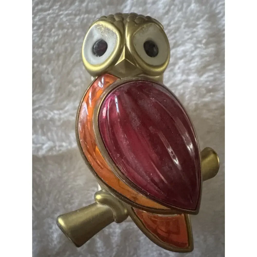 Bath And Body Works Owl Wallflower Jewel Belly Plug In Warmer Retired
